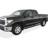 imageAPS Silver Running Board Style Running Boards Nerf Bars Side Steps Compatible with Toyota Tundra 20072021 Double CabAluminum Black