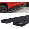 imageAPS Silver Running Board Style Running Boards Nerf Bars Side Steps Compatible with Toyota Tundra 20072021 Double CabAluminum Black