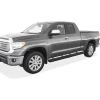 imageAPS Silver Running Board Style Running Boards Nerf Bars Side Steps Compatible with Toyota Tundra 20072021 Double CabStainless Steel Black