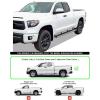 imageAPS Silver Running Board Style Running Boards Nerf Bars Side Steps Compatible with Toyota Tundra 20072021 Double CabStainless Steel Polished