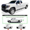 imageAPS Silver Running Board Style Running Boards Nerf Bars Side Steps Compatible with Toyota Tundra 20072021 Double CabStainless Steel Polished