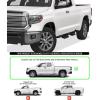 imageAPS Stainless Steel Pocket Steps Running Boards Side Bars Compatible with Toyota Tundra 20072021 Double Cab