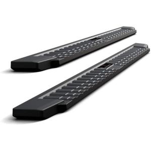 imageAPS Black Blow Molding Style Nerf Bars Running Boards Compatible with Toyota Tundra 20072021 Double Cab