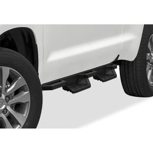 imageAPS Stainless Steel Pocket Steps Running Boards Side Bars Compatible with Toyota Tundra 20072021 Double Cab