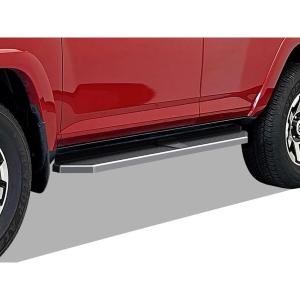 imageAPS iBoard Fifth Generation 5inch Black Stainless Steel Running Boards Side Step for Selected Toyota Tundra Double CabPolished