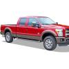 imageAPS 304 Stainless Steel Polished Silver 6 inches Running Boards Nerf Bars Side Steps Compatible with Ford F250 F350 Super Duty 19992016 Crew CabAluminum Silver