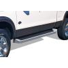 imageAPS 304 Stainless Steel Polished Silver 6 inches Running Boards Nerf Bars Side Steps Compatible with Ford F250 F350 Super Duty 19992016 Crew CabAluminum Silver