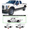 imageAPS 304 Stainless Steel Polished Silver 6 inches Running Boards Nerf Bars Side Steps Compatible with Ford F250 F350 Super Duty 19992016 Crew CabAluminum Silver