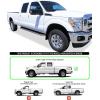 imageAPS 304 Stainless Steel Polished Silver 6 inches Running Boards Nerf Bars Side Steps Compatible with Ford F250 F350 Super Duty 19992016 Crew CabPolished