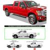 imageAPS 304 Stainless Steel Polished Silver 6 inches Running Boards Nerf Bars Side Steps Compatible with Ford F250 F350 Super Duty 19992016 Crew CabStainless Steel Black