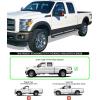 imageAPS 304 Stainless Steel Polished Silver 6 inches Running Boards Nerf Bars Side Steps Compatible with Ford F250 F350 Super Duty 19992016 Crew CabStainless Steel Polished