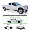 imageAPS Black Powder Coated 5 inches Running Boards Nerf Bars Side Steps Compatible with Ford F250 F350 Super Duty 19992016 Crew CabAluminum Black
