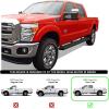 imageAPS Polished Running Boards Style Compatible with Ford F250 F350 Super Duty 19992016 Crew Cab Side Steps Side Bars 6in Wide SteelStainless Steel Black