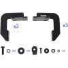 imageAPS Polished Running Boards Style Compatible with Ford F250 F350 Super Duty 19992016 Crew Cab Side Steps Side Bars 6in Wide SteelStainless Steel Black