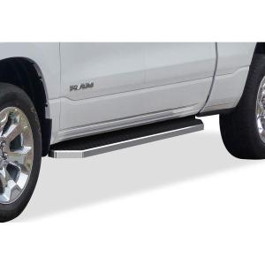 imageAPS 304 Stainless Steel Polished Silver 5 inches Running Boards Nerf Bars Steps Compatible with Ram 1500 20192025 Crew Cab Will Not Fit 2018 Previous Generation Build in 1924Polished