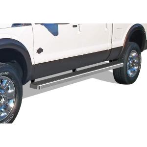 imageAPS 304 Stainless Steel Polished Silver 6 inches Running Boards Nerf Bars Side Steps Compatible with Ford F250 F350 Super Duty 19992016 Crew CabStainless Steel Polished