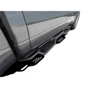 imageAPS Drop Steps Running Boards Compatible with Ram 1500 20192025 Crew Cab Will Not Fit 2018 Previous Generation Build in 1924 Stainless Steel Side BarsBlack