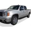 imageAPS Black Running Boards Style Compatible with Chevy Silverado GMC Sierra 1500 2500 3500 20012006 Crew Cab ampamp Classic 07 Side Steps Side Bars 6in WideAluminum Black