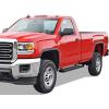 imageAPS Running Boards Nerf Bars Side Steps Step Bars Compatible with Chevy Silverado GMC Sierra 1500 2500 19992013 Regular Cab ampamp 2500HD 3500 20012014 Exclude CK Classic Stainless Steel Black 6inStainless Steel Black