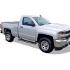 imageAPS Running Boards Nerf Bars Side Steps Step Bars Compatible with Chevy Silverado GMC Sierra 1500 2500 19992013 Regular Cab ampamp 2500HD 3500 20012014 Exclude CK Classic Stainless Steel Black 6inAluminum Silver