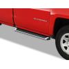 imageAPS Running Boards Side Steps Compatible with Chevy Silverado GMC Sierra 20072018 Regular Cab ampamp 2500 3500 2019 Exclude 07 ClassicInclude 19 1500LD Stainless Steel Black Powder Coated 6inAluminum Silver