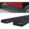 imageAPS Running Boards Side Steps Compatible with Chevy Silverado GMC Sierra 20072018 Regular Cab ampamp 2500 3500 2019 Exclude 07 ClassicInclude 19 1500LD Stainless Steel Black Powder Coated 6inAluminum Black