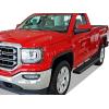 imageAPS Running Boards Side Steps Compatible with Chevy Silverado GMC Sierra 20072018 Regular Cab ampamp 2500 3500 2019 Exclude 07 ClassicInclude 19 1500LD Stainless Steel Black Powder Coated 6inStainless Steel Black