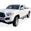 imageAPS 304 Stainless Steel Pocket Steps Running Boards Side Bars Compatible with Toyota Tacoma 20052023 Extended Access CabBlack
