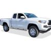 imageAPS Running Boards Nerf Bars Side Steps Step Bars Compatible with Toyota Tacoma 20052023 Access Cab Stainless Steel Black Powder Coated 5 inchesStainless Steel Polished