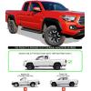 imageAPS iBoard Compatible with Toyota Tacoma 20052023 Access Cab Nerf Bars 5 inchesAluminum Black