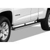 imageAPS IBCY4802 iBoard Third Generation 5inch Silver Aluminum Running Boards Side Step for Selected Chevy Colorado GMC Canyon Crew Cab