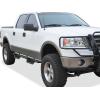imageAPS 304 Stainless Steel 65in Nerf Bars Pocket Steps Square Tube Rocker Guards Compatible with Ford F150 SuperCrew Cab 0408