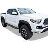 imageAPS 304 Stainless Steel Polished Silver 5 inches Running Boards Nerf Bars Side Steps Compatible with Toyota Tacoma 20052023 Double Crew CabBlack
