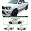imageAPS 304 Stainless Steel Polished Silver 5 inches Running Boards Nerf Bars Side Steps Compatible with Toyota Tacoma 20052023 Double Crew CabSilver