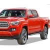 imageAPS 304 Stainless Steel Polished Silver 5 inches Running Boards Nerf Bars Side Steps Compatible with Toyota Tacoma 20052023 Double Crew CabStainless Steel Polished