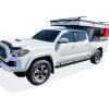 imageAPS 304 Stainless Steel Polished Silver 5 inches Running Boards Nerf Bars Side Steps Compatible with Toyota Tacoma 20052023 Double Crew CabStainless Steel Black