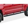 imageAPS 304 Stainless Steel Polished Silver 5 inches Running Boards Nerf Bars Side Steps Compatible with Toyota Tacoma 20052023 Double Crew CabStainless Steel Black