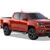 imageAPS 6inch Black Stainless Steel Powder Coated Flat Style Running Boards Nerf Bars Side Steps Compatible with Chevy Colorado GMC Canyon 20152025 Crew CabAluminum Silver