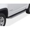 imageAPS 6inch Black Stainless Steel Powder Coated Flat Style Running Boards Nerf Bars Side Steps Compatible with Chevy Colorado GMC Canyon 20152025 Crew CabPolished