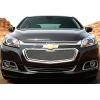 imageAPS Compatible with Chevy Malibu 20142015 ampamp 16 Limited Main Upper Stainless Steel Black Mesh Front Grill Grille Insert C76340HChrome