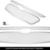 imageAPS Compatible with Chevy Malibu 20142015 ampamp 16 Limited Main Upper Stainless Steel Black Mesh Front Grill Grille Insert C76340HChrome