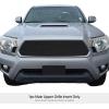 imageAPS Compatible with Toyota Tacoma 20122015 Main Upper Stainless Steel Black Mesh Rivet Studs Front Grill Grille Insert TL6971HBlack