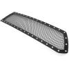 imageAPS Compatible with Toyota Tacoma 20122015 Main Upper Stainless Steel Black Mesh Rivet Studs Front Grill Grille Insert TL6971HBlack