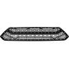 imageAPS Compatible with Toyota Tacoma 20122015 Main Upper Stainless Steel Black Mesh Rivet Studs Front Grill Grille Insert TL6971HBlack