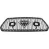 imageAPS Compatible with Toyota Tacoma 20162017 Main Upper Carbon Steel Black Mesh Front Grill Grille Insert TC6358KBlack