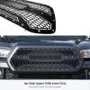 imageAPS Compatible with Toyota Tacoma 20162017 Main Upper Carbon Steel Black Mesh Front Grill Grille Insert TC6358KBlack