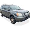 imageAPS Running Boards 5 inches Matte Black Compatible with Honda Pilot 20032008 ampamp Acura MDX 0206 Stainless Steel Side Steps Side BarsBlack