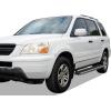 imageAPS Running Boards 5 inches Matte Black Compatible with Honda Pilot 20032008 ampamp Acura MDX 0206 Stainless Steel Side Steps Side BarsSilver