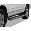 imageAPS Running Boards 5 inches Matte Black Compatible with Honda Pilot 20032008 ampamp Acura MDX 0206 Stainless Steel Side Steps Side BarsSilver