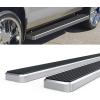 imageAPS Running Boards 5 inches Matte Black Compatible with Honda Pilot 20032008 ampamp Acura MDX 0206 Stainless Steel Side Steps Side BarsSilver